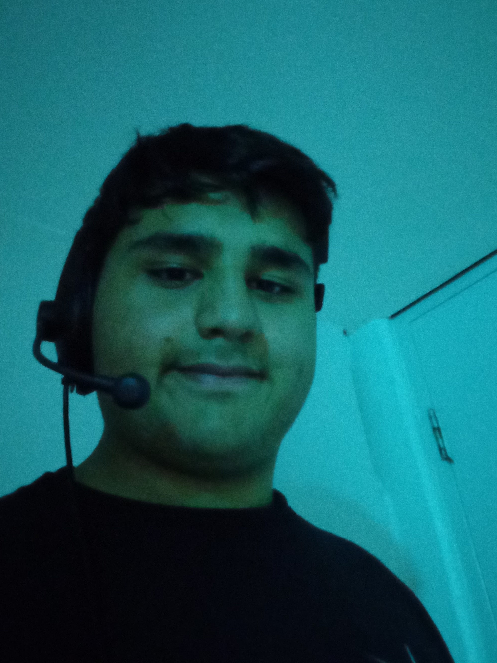Ammandeep as Backstage Manager with Headset